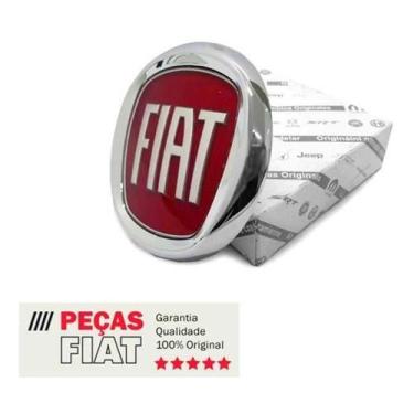 Imagem de Emblema Sigla Fiat Grade Radiador Punto Nova Original - Fiatg