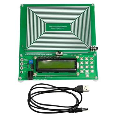 Imagem de shamjina Schumann Generator 7.83Hz Ressonador de áudio Green Schumann Ressonância Gerador Adulto 0,1Hz ~ 30000Hz DC 5V Men do escritório ajustável