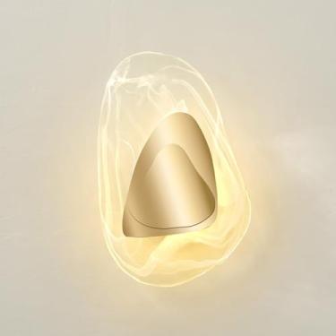 Imagem de Luminária de parede LED Luminária de parede de vidro Luminária de parede moderna Luminária de parede Art Déco Luminárias de parede geométricas Luminárias de parede 10W Luzes de lavagem de pa