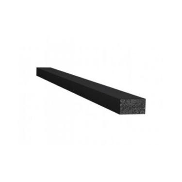 Imagem de Ripa Poliestireno Preta Santa Luzia 280cmX30mmX16mm (02un)
