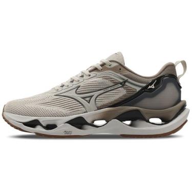 Imagem de Tênis de Corrida Mizuno Wave Stratos 3, Bege, 36