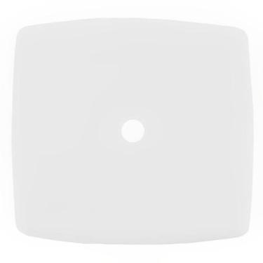 Imagem de Placa 4x4 com Furo com Suporte Branco - DC-8100/47 - DICOMPEL - Montre