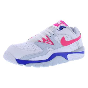 Imagem de Nike Tênis masculino Air Cross Trainer 3 Low (FN6887-100, branco/azul/prata plano/rosa hiper), Branco/Hyper Pink/Racer Blue, 44
