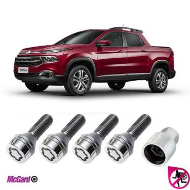 Imagem de Parafuso Trava Antifurto Roda Fiat Toro 2017 a 2023 Original - MCGARD