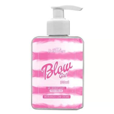 Imagem de Gel Beijável Aromatizante Morango c/ Creme para Virilha Blow Girl Hot 