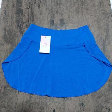 Imagem de Saia tapa bumbum academia - MARISLOIRO, Azul, G