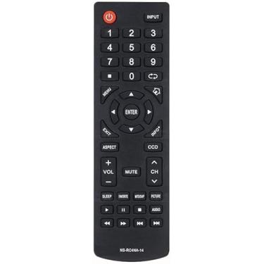 Imagem de Substituição de controle remoto universal para TVs Insignia Controle remoto de substituição compatível com TVs Insignia