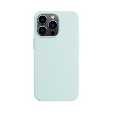 Imagem de Capa Capinha Silicone Compatível com iPhone 13 Pro - GCM, Azul Céu