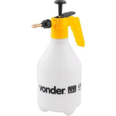 Imagem de Pulverizador Doméstico 1,5L Vonder Compressão Prévia Branco / Amarelo 