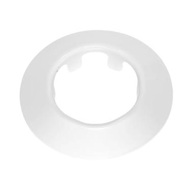 Imagem de Saia de escudo Fire Sprinkler, saia curta com pingente de escudo branca TAPER, funciona com copo estilo padrão 401, copo curto e copo de 2 peças retrofit, saia para irrigação de fogo - pacote com 4