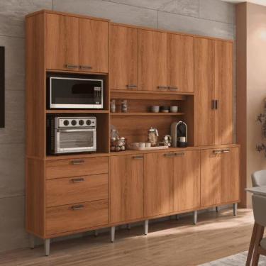 Imagem de Armario para cozinha Cairo jequitiba - Mais de Casa