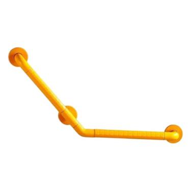 Imagem de Kokiya Barra de apoio para chuveiro, trilho de vaso sanitário, dispositivo de assistência com forte capacidade de suporte, barra de apoio para deficientes, Amarelo
