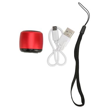 Imagem de Pequeno Alto-falante Sem Fio Compacto Mini Subwoofer Recarregável USB de Metal para Telefone Tablet PC, Compatível Com Qualquer Dispositivo, para Amantes de