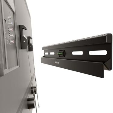 Imagem de Mount-It! Suporte de parede para TV sem parafuso para TVs de 23 a 65 polegadas com padrões VESA de até 400 x 400, fácil instalação em paredes secas sem necessidade de perfuração, capacidade de peso de