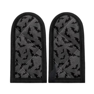 Imagem de Coldinair Conjunto de 2 suportes de frigideiras de ferro fundido para tacos, manga de panela, resistente ao calor, para cozinha e cozimento