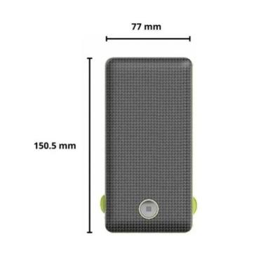 Imagem de Carregador Genérico 20000Mah, Power Bank Com Led Indicador - Mdm