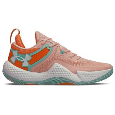 Imagem de Tênis de Basquete Masculino Under Armour Dagger, Rosa, 48