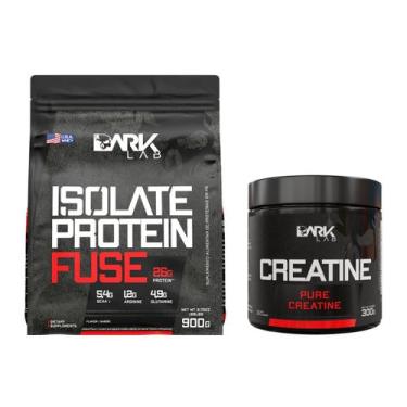 Imagem de Creatina 300g + Whey Isolate Protein Fuse 900g Dark Lab, Baunilha