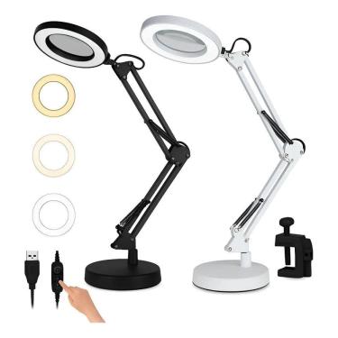 Imagem de Luminaria Lupa Estetica Ring Lig Branco Branco 127/220V