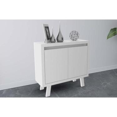 Imagem de Buffet De Sala Jantar Me4187 C- 2 Portas Branco - Tecno Mobili