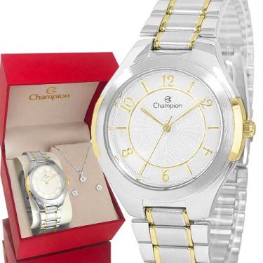 Imagem de Relógio Champion Feminino Prata Garantia De 1 Ano Analógico