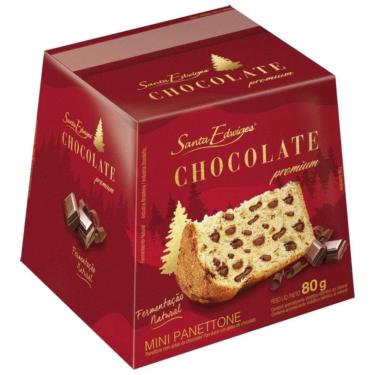 Imagem de Mini Panettone Gotas de Chocolate 80g - Santa Edwiges