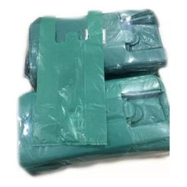 Imagem de Sacola Plastica Reciclada Reforçada Kit 10 Kg 60x80 - Higipack