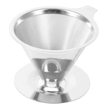 Imagem de Coador Filtro Café Pour Over Inox Tam 101 Sem Filtro