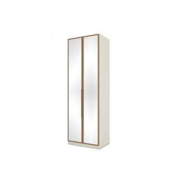 Imagem de Guarda Roupa Modulado C- 2 Portas C- Espelho Mc09 Seletto Areia-jequitibá - Henn