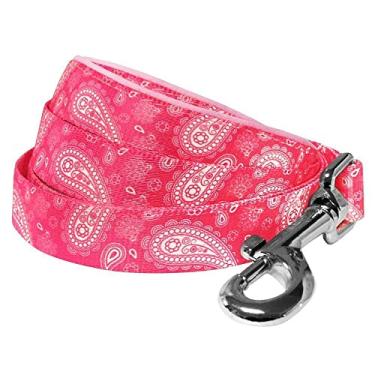 Imagem de Coleiras acolchoadas de neoprene com estampa de flores macias e confortáveis para cães Blueberry Pet 12Blueberry Pet Leash - 5' * 5/8" 4334782465