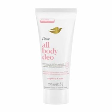 Imagem de Dove All Body, Desodorante Corporal Em Creme, Para o Corpo Todo, Framboesa e Rosa 75g