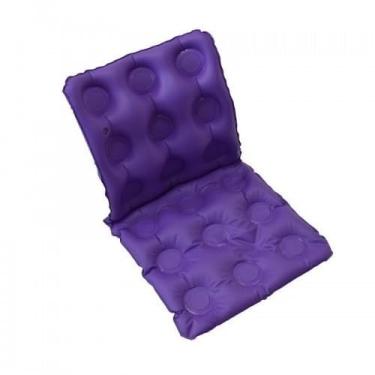 Imagem de Almofada Ortopédica Água Caixa de Ovo Quadrada com Encosto Inflável – Conforto e Terapia para Postura e Alívio de Pressão