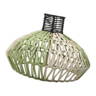 Imagem de Generic Abajur de tecido trançado, substituição para abajur pendente, capa para luminária suspensa para corredores e lanternas.