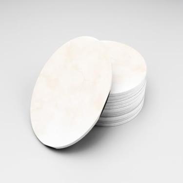 Imagem de Porta Copos Com Ilustração Personalizada Abstract Beige 9x9 cm