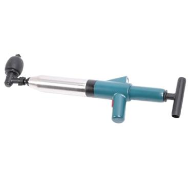 Imagem de SUNGOOYUE Desbloqueador de êmbolo de Vaso Sanitário de Pressão de Ar de Aço Inoxidável para Chuveiro de Banheiro - Operações Fáceis - Adequado para Ralos de Pias de Banheiros (Verde)