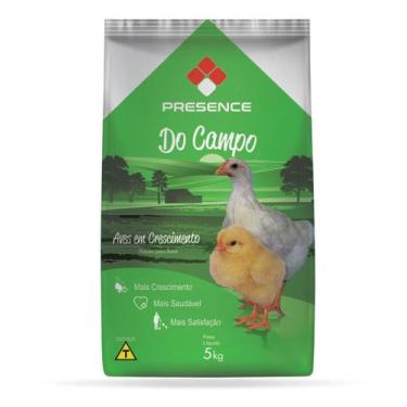 Imagem de Ração Comida Presence Para Aves Em Crescimento Pintinho 5Kg, Ração, Fr