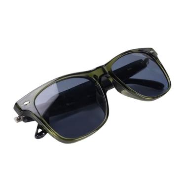 Imagem de Cryfokt Óculos Inteligentes AI Translator 144 Idiomas Music Sunglasses Com Microfone Duplo para Chamadas Em Conferência Leve para Ciclismo (Óculos de Sol com Armação Verde)