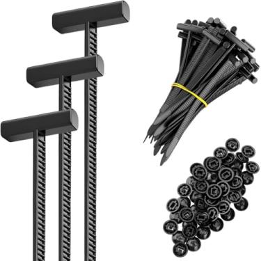 Imagem de Kit Abraçadeira Fivela de Nylon Plástica Universal Dupla fixação Nao Quebra e Não Escapa com Travamento Automático 50 unidades