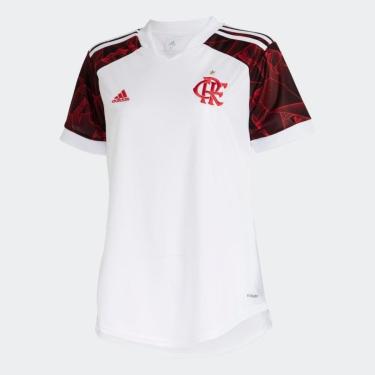 Imagem de Camisa Feminina Flamengo Adidas 2 2021/22 Branca GR4280-Feminino