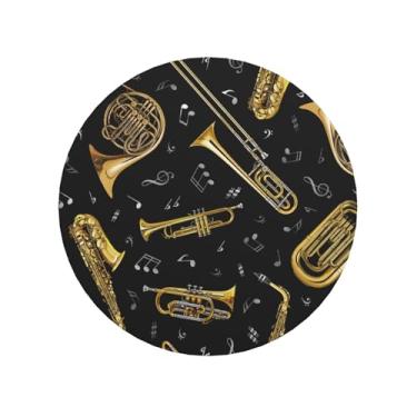 Imagem de Ímãs de geladeira com impressão de instrumentos musicais para casa, cozinha, escritório, acessórios para presente diário de inauguração de casa