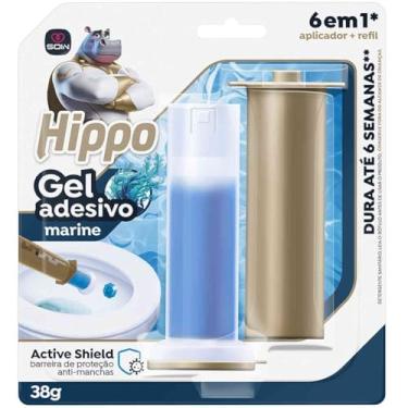 Imagem de Odorizador Sanitário, Soin, Gel Sanitário Adesivo, Marine, com Aparelho