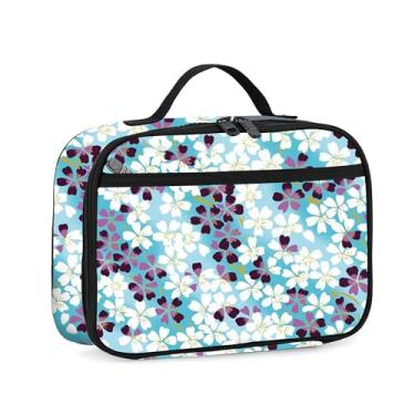 Imagem de rickyh style Lancheira com forro acolchoado, lancheira espaçosa e isolada, durável, térmica, lancheira com alça para homens, mulheres, meninos, meninas, adultos, escola, esportes, praia, piquenique