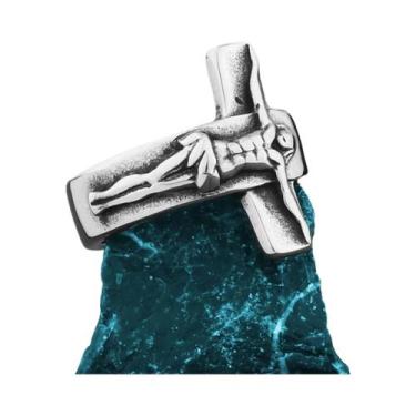 Imagem de Anel Amuleto De Fé Católica Cristã Em Aço Inoxidável Unissex, Joia De 