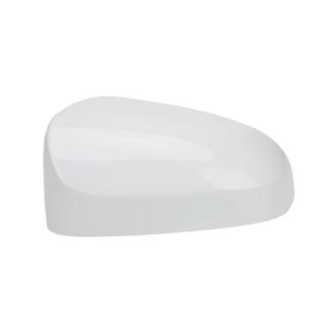 Imagem de Tampa do espelho retrovisor compatível com toyota corolla 2014 2015 2016 2017 modelo espelho retrovisor lateral invólucro acessórios para carro(White Left)