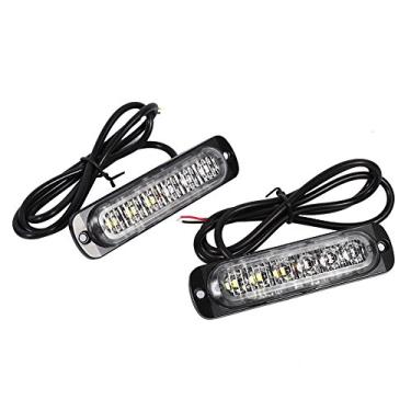 Imagem de Vroomoto 6 LEDs, 19 modos de iluminação, luz estroboscópica de aviso de emergência, alta potência, memória de última padrão, sem ruído, longa vida útil, luz de sinal universal de 12 V para carros