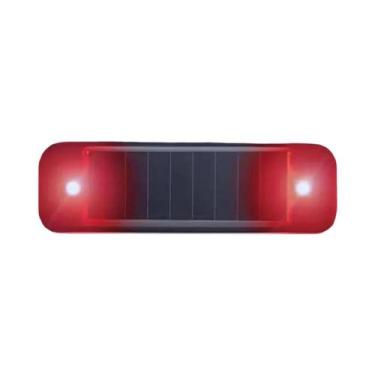 Imagem de Luz De Advertência Mini LED Solar Para Carro, Alarme Antifurto Sem Fio