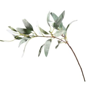 Imagem de Flores artificiais para decoração, design de estilo moderno, simulação de folhas, nórdico, sala de estar, mesa de trabalho, arranjos de flores, arte de casamento, decoração de folhas verdes, plantas e