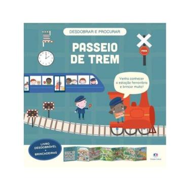 Imagem de Passeio De Trem - Livro Desdobrável + Brincadeiras