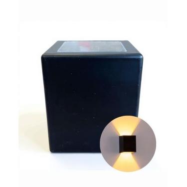 Imagem de Luminária Arandela Simples S/ Friso Marrom Para Jardim, Área externa -