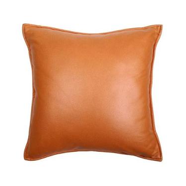 Imagem de Capa de travesseiro de material sintético laranja 40x40cm para almofad